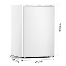 Load image into Gallery viewer, KNDKO 3.2cu.ft Upright Freezer, Compact Freezer with Removable Shelves, Adjustable Thermostat for Home/Kitchen/Office, SILVER