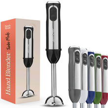 Load image into Gallery viewer, Peach Street Powerful Immersion Blender, Electric Hand Blender 500 Watt with Turbo Mode, Detachable Base. Handheld Kitchen Gadget Blender Stick for