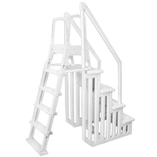 Load image into Gallery viewer, Deluxe A - Frame Above - Ground Swimming Pool Ladder Large Entry Non