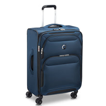 Load image into Gallery viewer, DELSEY PARIS Sky Max 2.0, 2 Piece Softside Luggage Set Includes 24" Checked Luggage and a Carry - on Duffel Bag, Blue