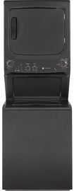 GE Appliances GUD27ESPMDG Unitized Spacemaker Washer and 5.9 Electric Dryer ft 3.8 Cu Grey Cu