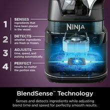 Load image into Gallery viewer, Ninja Detect Kitchen System Power Blender + Processor with Blend Sense Technology, Silver, TB400