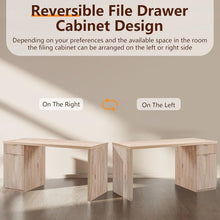 Load image into Gallery viewer, 60 - Inch Contemporary Executive Desk - Wooden Home Office &amp; Fluted Computer Desk
