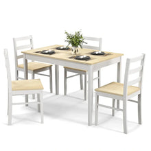 Load image into Gallery viewer, Costway 5-Piece Solid Wood Dining Set for Kitchen