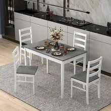 Load image into Gallery viewer, Costway 5-Piece Solid Wood Dining Set for Kitchen