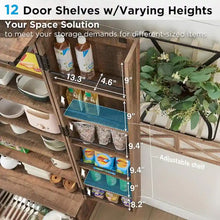 Load image into Gallery viewer, 72 - Inch Tall Farmhouse Kitchen Pantry Cabinet - Stylish Storage Cupboard