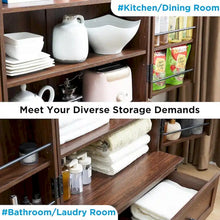 Load image into Gallery viewer, 72 - Inch Tall Farmhouse Kitchen Pantry Cabinet - Stylish Storage Cupboard