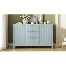 Load image into Gallery viewer, Buffet Sideboard Featuring 3 Adjustable Shelves, 3 Drawers, and Soft - Close Doors