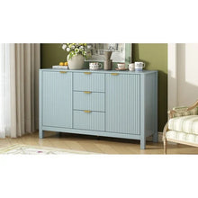 Load image into Gallery viewer, Buffet Sideboard Featuring 3 Adjustable Shelves, 3 Drawers, and Soft - Close Doors