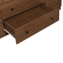 Load image into Gallery viewer, Freestanding 4 - Door Wardrobe Armoire with 2 Drawers and Hanging Rods for Clothes Storage