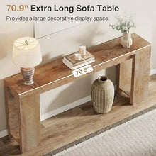 Load image into Gallery viewer, 70.9 - Inch Console Sofa Table for Living Room, Entryway, and Hallway