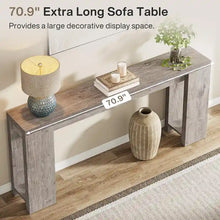 Load image into Gallery viewer, 70.9 - Inch Console Sofa Table for Living Room, Entryway, and Hallway