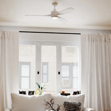 Load image into Gallery viewer, Vaxcel Curtiss Satin Brass Mid - Century Modern MCM Wood Propeller Ceiling Fan with LED Light Kit and Remote