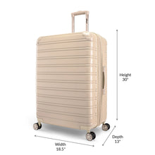 Load image into Gallery viewer, Ifly Hardside Fibertech Luggage 28" Checked Luggage, Champagne