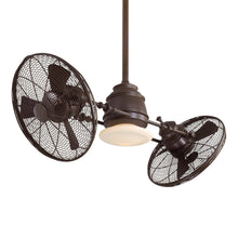 Load image into Gallery viewer, Minka Aire Vintage Gyro 42 Inch 6 Blade WiFi Capable LED Ceiling Fan in Oil Rubbed Bronze F802L - ORB