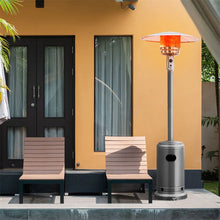 Load image into Gallery viewer, 50,000 BTU Propane Patio Heater, Standing Stainless Steel Outdoor Heater with Wheels, Triple Protection, CSA Certified for Deck &amp; Commercial