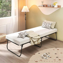 Load image into Gallery viewer, Cot Size Rollaway Guest Bed with Memory Foam Mattress, 75"x31" Portable Folding Bed with Heavy - Duty Metal Frame for Home Office Small Spaces