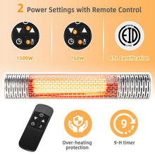 Load image into Gallery viewer, Tangkula 1500W Wall - Mounted Patio Heater, Kitchen Appliance