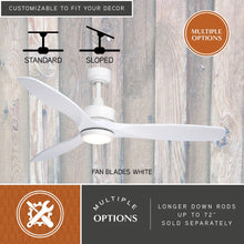 Load image into Gallery viewer, Vaxcel Curtiss Satin Brass Mid - Century Modern MCM Wood Propeller Ceiling Fan with LED Light Kit and Remote