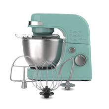 Load image into Gallery viewer, Hamilton Beach 4 Quart Stand Mixer for Kitchen, 7 Speeds, Tilt - Head, Dough Hook, Whisk &amp; Flat Beater, White