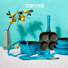 Load image into Gallery viewer, Carote 20 Pcs Nonstick Cookware Sets, Pots and Pans Set with Detachable Handles, Oven Safe, Induction Cookware, Stackable Kitchen Cooking Set, Ultra