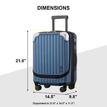 Load image into Gallery viewer, LEVEL8 Grace EXT 20 Carry On Luggage With Wheels