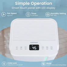 Load image into Gallery viewer, 32 Pint Dehumidifier with 3.3FT Drain Hose, 24H Timer &amp; 3-Color Indicator, 2000 Sq.Ft Portable Dehumidifier for Basement, Bedroom, Bathroom