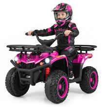 Load image into Gallery viewer, 24V Kids ATV Ride On Quad, Electric 4 Wheeler Toy with 5Mph Max Speed, LED Headlights, Music, Front &amp; Rear Storage for Boys Girls