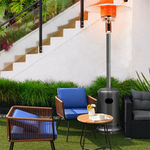 Load image into Gallery viewer, 50,000 BTU Propane Patio Heater, Standing Stainless Steel Outdoor Heater with Wheels, Triple Protection, CSA Certified for Deck &amp; Commercial