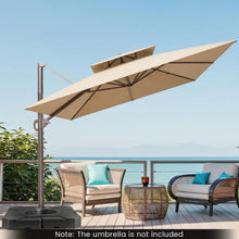 Load image into Gallery viewer, 274 LBS Cantilever Patio Umbrella Base with Handles
