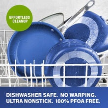 Load image into Gallery viewer, Classic Blue 20-Piece Aluminum Ultra - Durable Non - Stick Diamond Infused Cookware and Bakeware Set