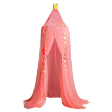 Load image into Gallery viewer, EQWLJWE Kids Bed Canopy - Play Tent with Dome Hanging from Ceiling for Girls Boys Room - Reading Nook Princess Castle - Girl Bedroom Decor - Mosquito Net on Crib Beds - Bedroom Nursery Baby Corner
