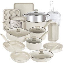 Load image into Gallery viewer, Granitestone Desert Collection 20-Piece Cookware &amp; Bakeware Set in Beige