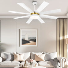 Load image into Gallery viewer, Dextrus 60 in Modern LED Outdoor/ Indoor Ceiling Fan with Remote Control