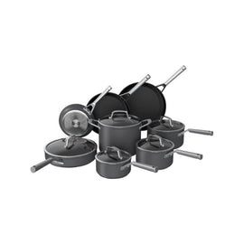 Ninja Foodi C39600 NeverStick Cookware Set 13 Piece Pots and Pans Non Stick Coating Kitchen Set Dishwasher & Oven Safe with Tempered Glass Lids