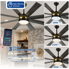 Load image into Gallery viewer, Dextrus 60 in Modern LED Outdoor/ Indoor Ceiling Fan with Remote Control
