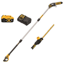 Load image into Gallery viewer, DeWalt DCKO86M1 20V MAX* Cordless Pole Saw and Pole Hedge Trimmer Combo Kit