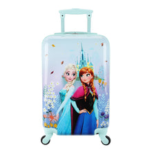 Load image into Gallery viewer, Frozen Elsa &amp; Anna Arendelle Castle 20" Rolling Luggage