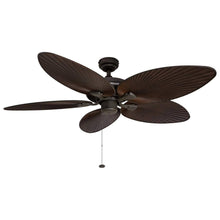 Load image into Gallery viewer, 52" Honeywell Palm Island Bronze Tropical Ceiling Fan