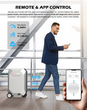 Load image into Gallery viewer, L2 - S Smart Rideable Luggage, Foldable Electric Scooter Suitcase, 6.2 Mph Max Speed, 6.2 - Mile Range, Lightweight Portable Design