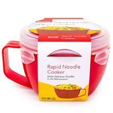 Load image into Gallery viewer, Rapid Brands Rapid Plastic Noodle/Soup Bowl | Microwave Soup &amp; Noodles in Minutes | Perfect for Dorm, Small Kitchen, or Office | Dishwasher - S