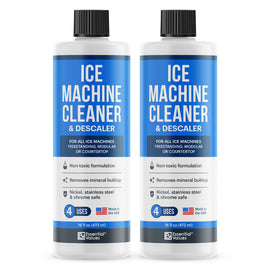2-Pack Ice Machine Cleaner and Descaler 16 fl oz, Nickel Safe Descaler | Ice Maker Cleaner Compatible with All Major Brands (Scotsman, KitchenAid