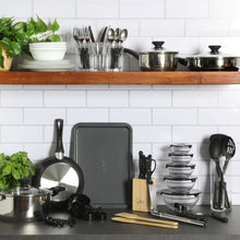 Load image into Gallery viewer, Gibson Home 71 Piece Stainless Steel Silver Cookware Combo Set