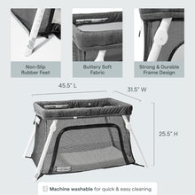 Load image into Gallery viewer, Guava Lotus Travel Crib with Comfy Mattress for Babies &amp; Toddlers