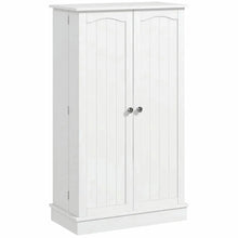Load image into Gallery viewer, Spaco 17-Tier Kitchen Small Pantry Cabinet with 2 Doors and 6 Adjustable Shelves, Cabinet Pantry, Freestanding 5-Tier Shelving Pantries