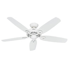 Load image into Gallery viewer, Hunter Builder Elite Energy Star 52" Ceiling Fan - Snow White - Snow White Blades