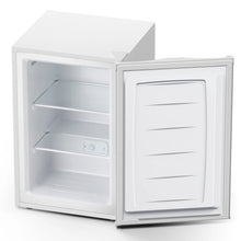Load image into Gallery viewer, KNDKO 3.2cu.ft Upright Freezer, Compact Freezer with Removable Shelves, Adjustable Thermostat for Home/Kitchen/Office, SILVER