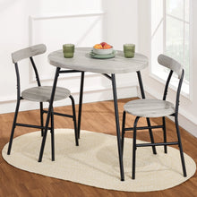 Load image into Gallery viewer, Best Choice Products 3 Piece Modern Oval Dining Table Set, Small Kitchen Dinette W/ 2 Chairs Black/Black