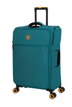 Load image into Gallery viewer, It Luggage Simultaneous 27" Softside Checked 8 Wheel Expandable Spinner Luggage, Harbour Blue
