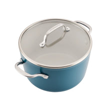 Load image into Gallery viewer, Kitchenaid Hard - Anodized 10 Pcs Ceramic Induction Cookware Set, Dishwasher Safe and Oven Safe to 500F, Agave Blue